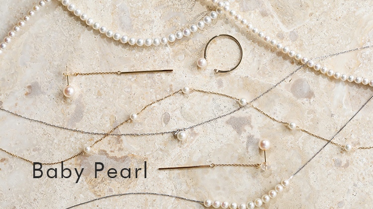 ベビーパールのネックレス・ピアス | Pearl for Life -真珠で彩る豊か