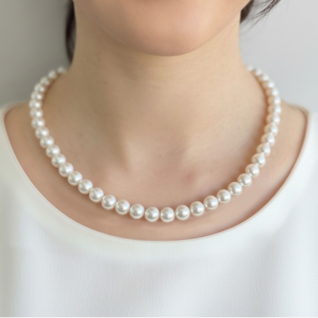 鑑別書付き 花珠真珠ネックレス あこや真珠の最高峰品質 Pearl For Life By真珠の卸屋さん