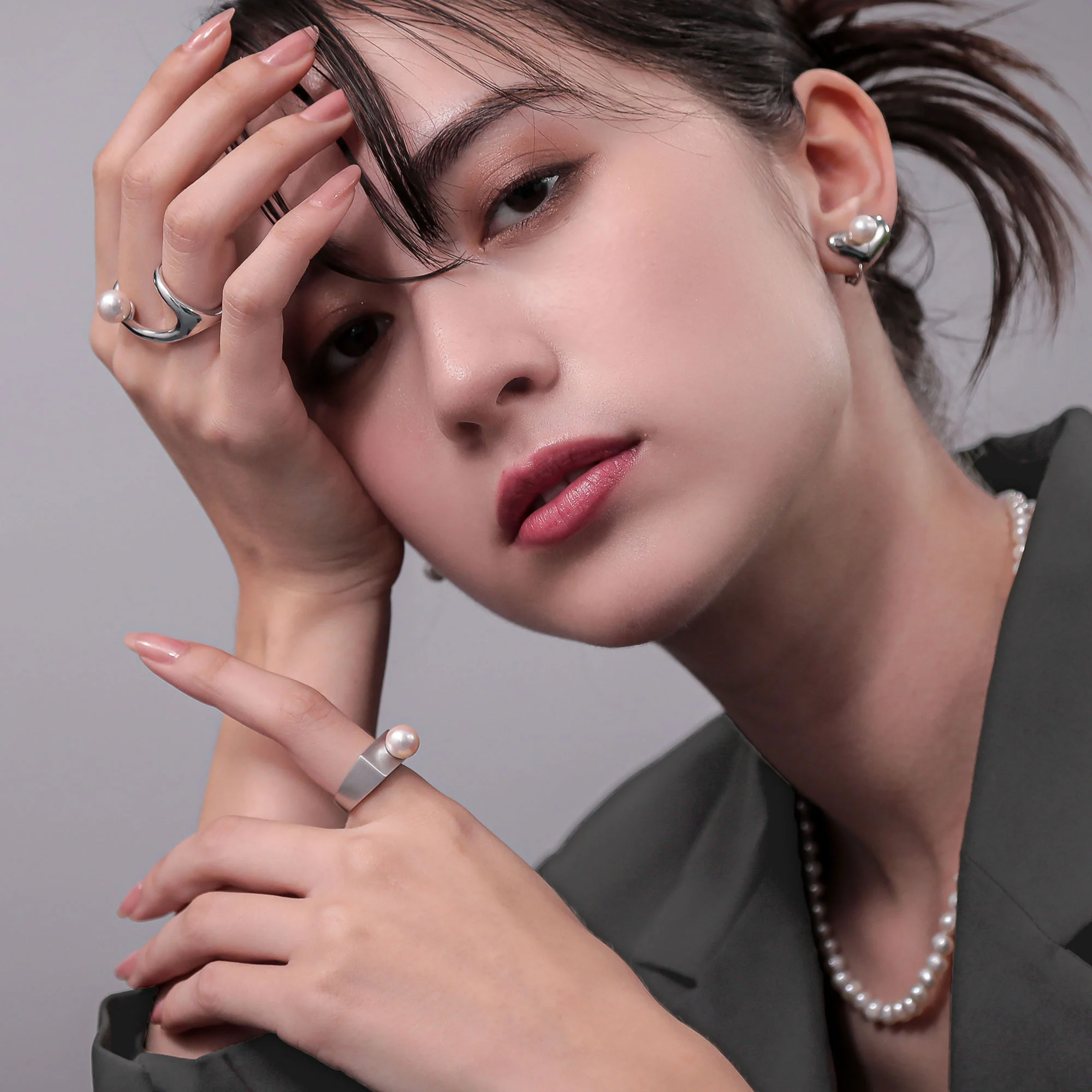 専用★Pearl for life あこや真珠リング＆ドットシャツセット あこや真珠リング | Pearl for Life -真珠で彩る豊かなくらし