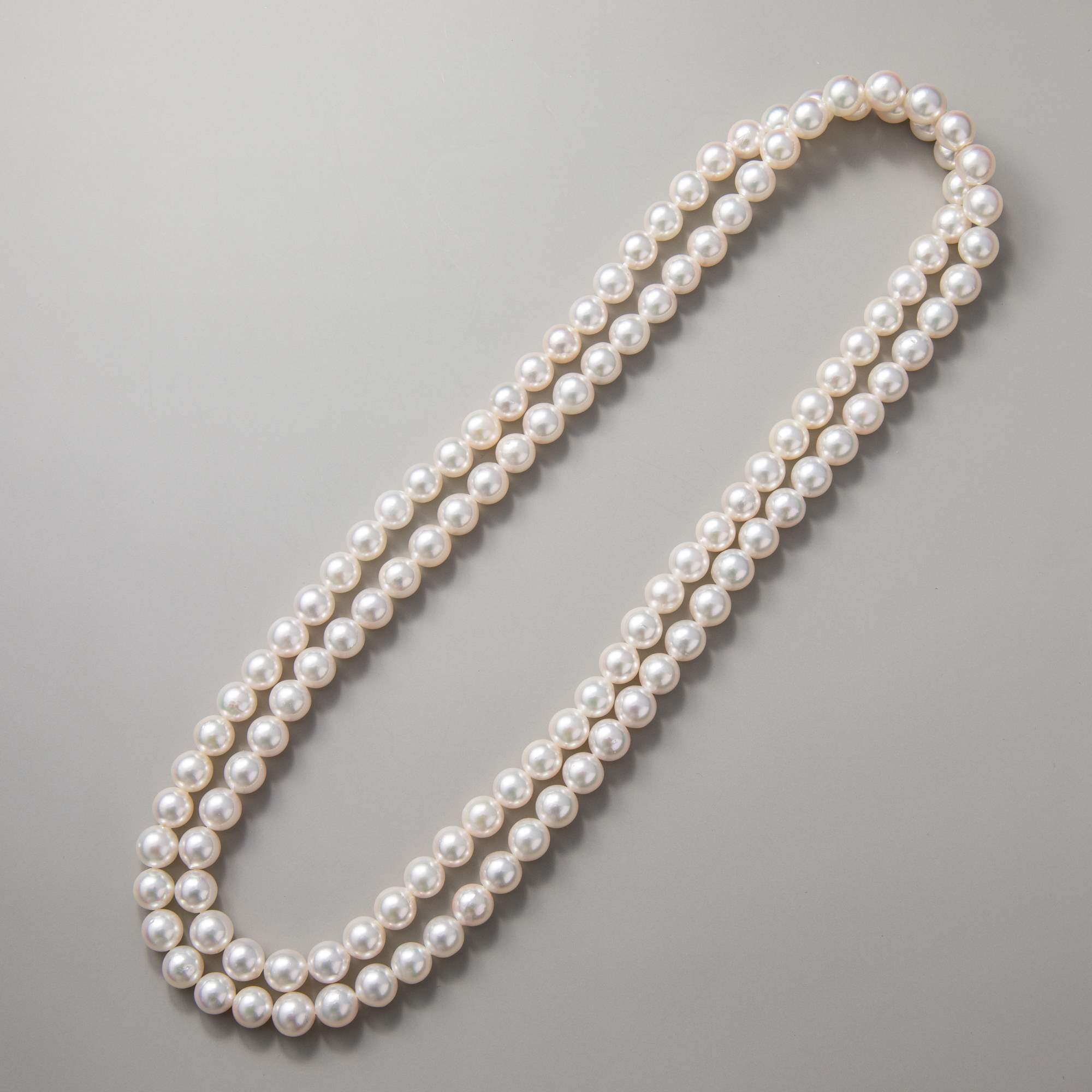 D アコヤ真珠 パール 8ミリ ネックレス Pearl necklace-