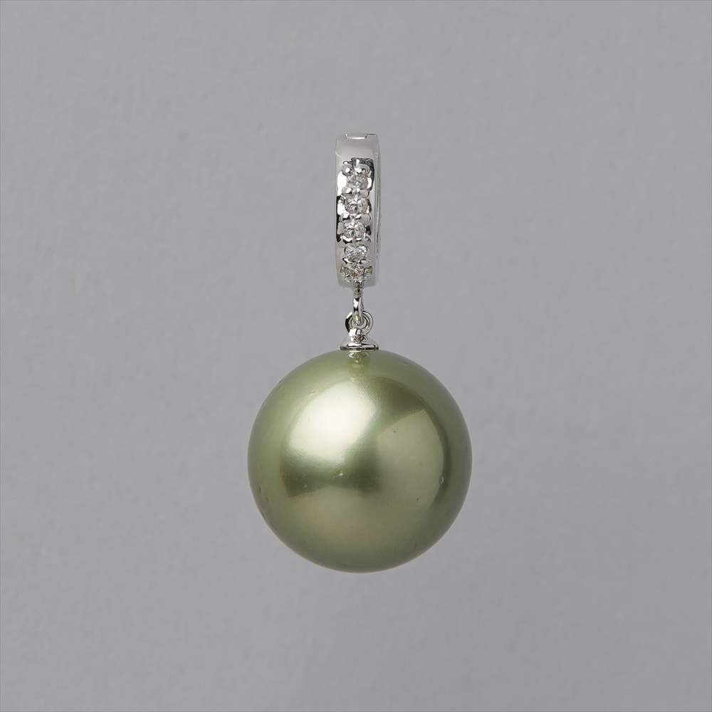 大珠で存在感あります！タヒチ南洋真珠ペンダントトップ美貴真珠