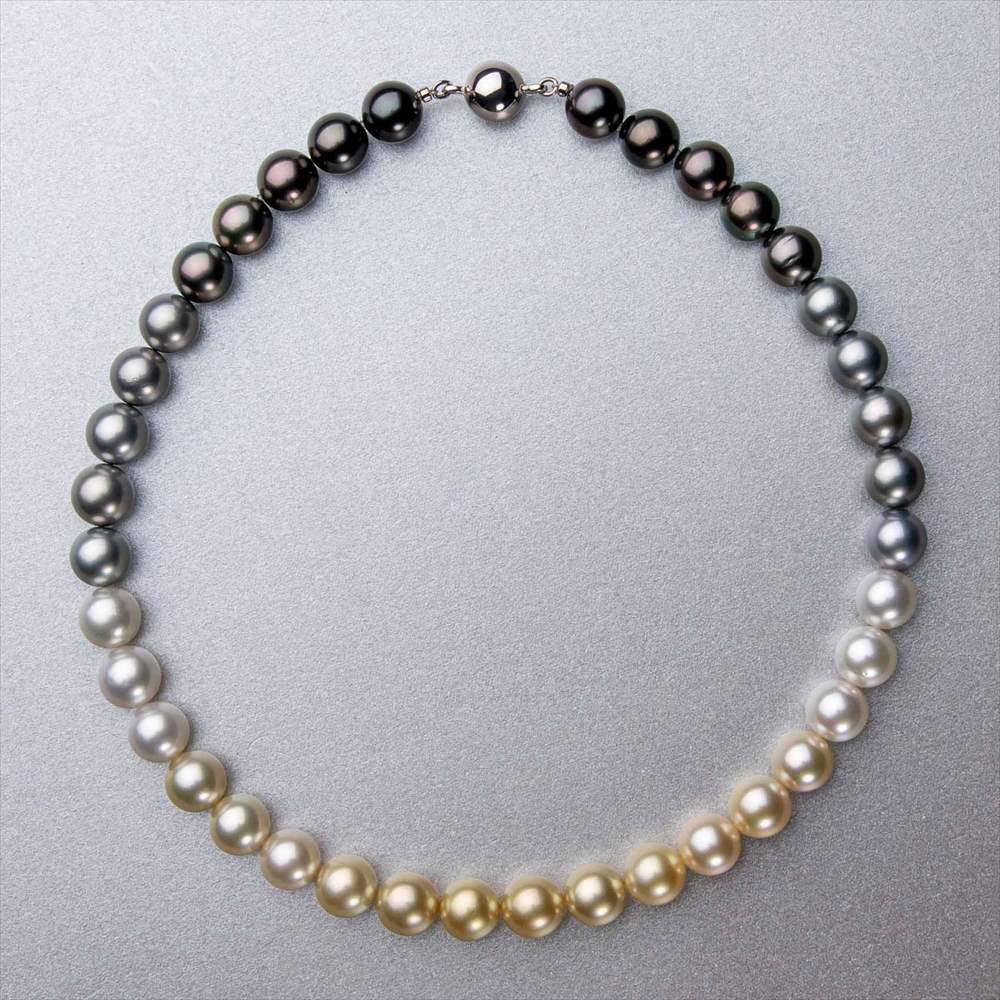 珠サイズ約8-11mm南洋白蝶真珠パール ネックレス