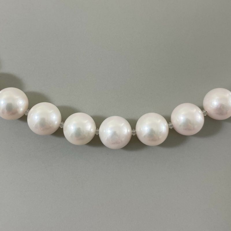 真珠ネックレス用 糸換え（ワイヤー/フルクッション仕上げ） 加工費 （～45cmぐらいまで）[n11]（真珠 パールネックレス 加工）