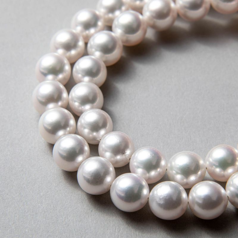《隣と差がつく》 あこや真珠 パールネックレス＆ピアス 2点セット 8.0-8.5mm A～BBB～C  真珠ピアス イヤリング [n2][人気 ロングセラー]（真珠ネックレス パール アコヤ本真珠）（冠婚葬祭 フォーマル 入学式 卒業式 成人式）