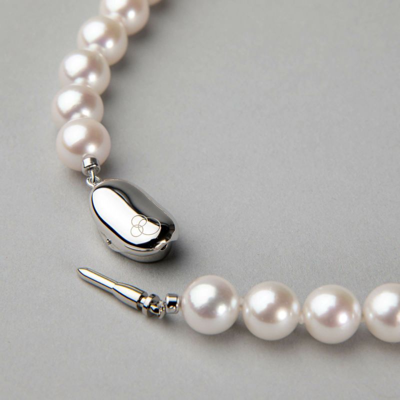 花珠真珠 ネックレス 2点セット 8.0-8.5mm ≪グッドクオリティ花珠≫ AAA 花珠鑑別書付 パールネックレス パールピアス イヤリング  [n4]（卸直販 還元価格）（真珠ネックレス アコヤ真珠 高品質 本真珠）