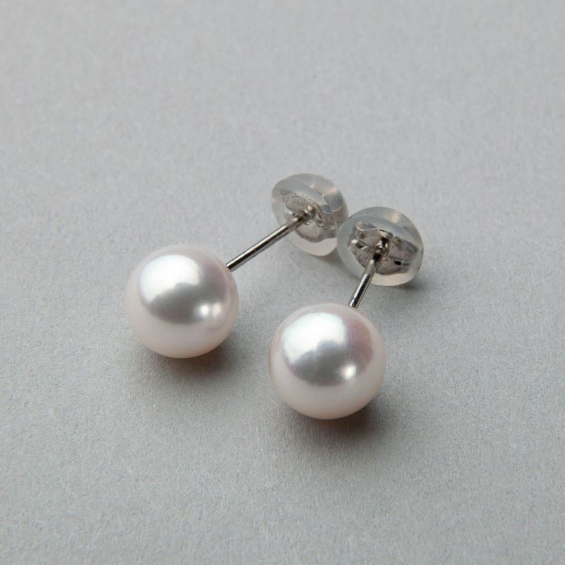 あこや真珠 ピアス7.0-7.5mm PT900 | あこや真珠ピアス・イヤリング