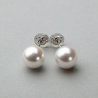 あこや真珠ピアス あこやパールピアス オーロラ干渉色 アコヤパール オーロラ花珠真珠 ピアス8.0-8.5mm PT900 | 花珠真珠ピアス