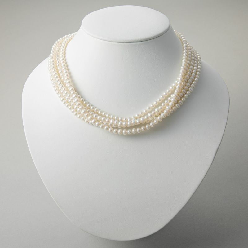 淡水真珠 5連ネックレス4.5-5.0mm | 淡水真珠ネックレス