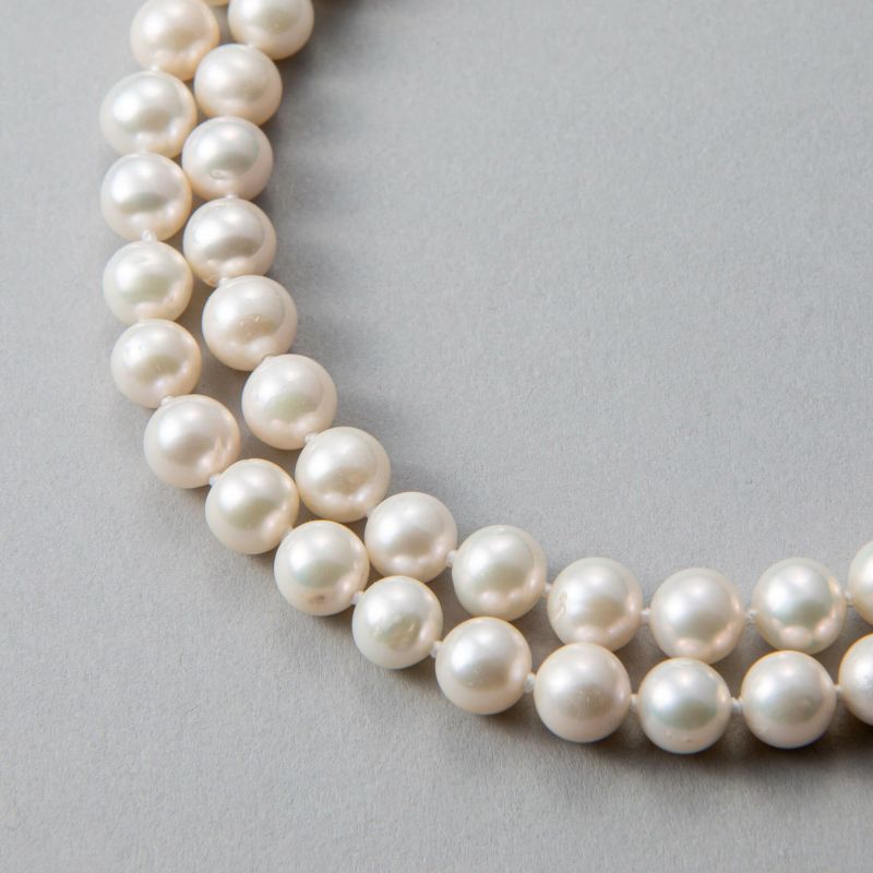 淡水真珠 ロングネックレス7.0-8.0mm 100cm | 淡水真珠ネックレス