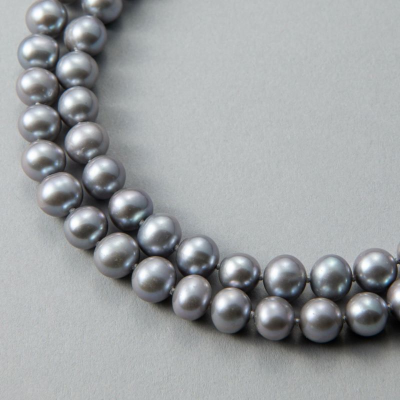 淡水真珠 ロングネックレス7.0-8.0mm 100cm | 淡水真珠ネックレス