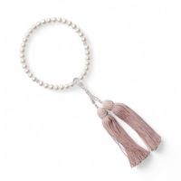 WEB限定】あこや真珠 念珠7.0-7.5mm 正絹房 | ブレスレット・念珠