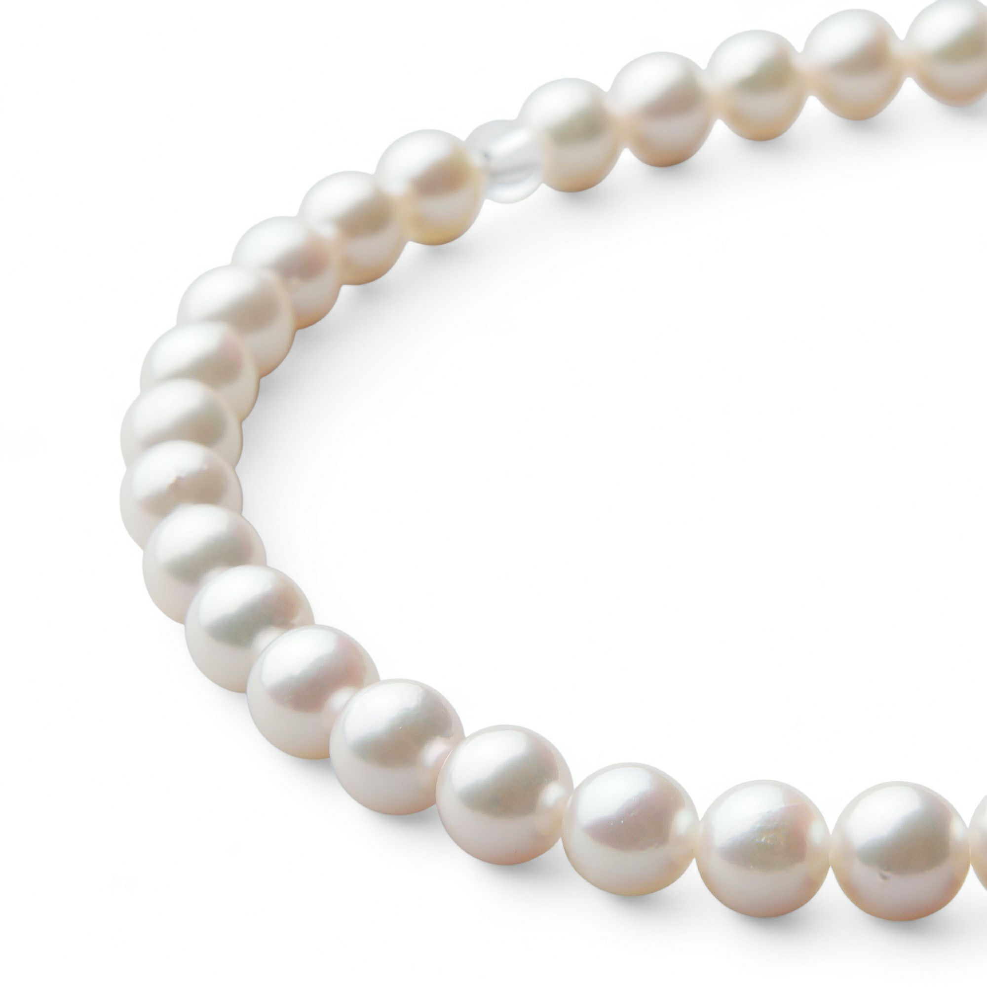 WEB限定】あこや真珠 念珠7.0-7.5mm 正絹房 | ブレスレット・念珠