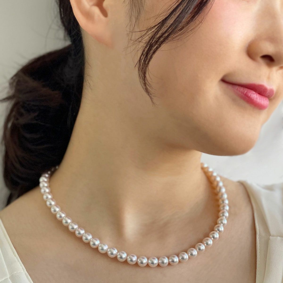花珠真珠 ネックレス7.0-7.5mm -HIGH Quality- | HIGH Quality