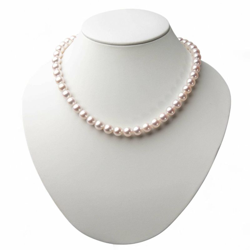 花珠真珠 ネックレス 【希少な大珠】9.0-9.5mm ≪グッドクオリティ花珠≫ AAA 花珠鑑別書付 パールネックレス [n5][1-5213]（真珠ネックレス アコヤ真珠 本真珠 高品質）（冠婚葬祭 フォーマル 入学式 卒業式 成人式 厄除け）