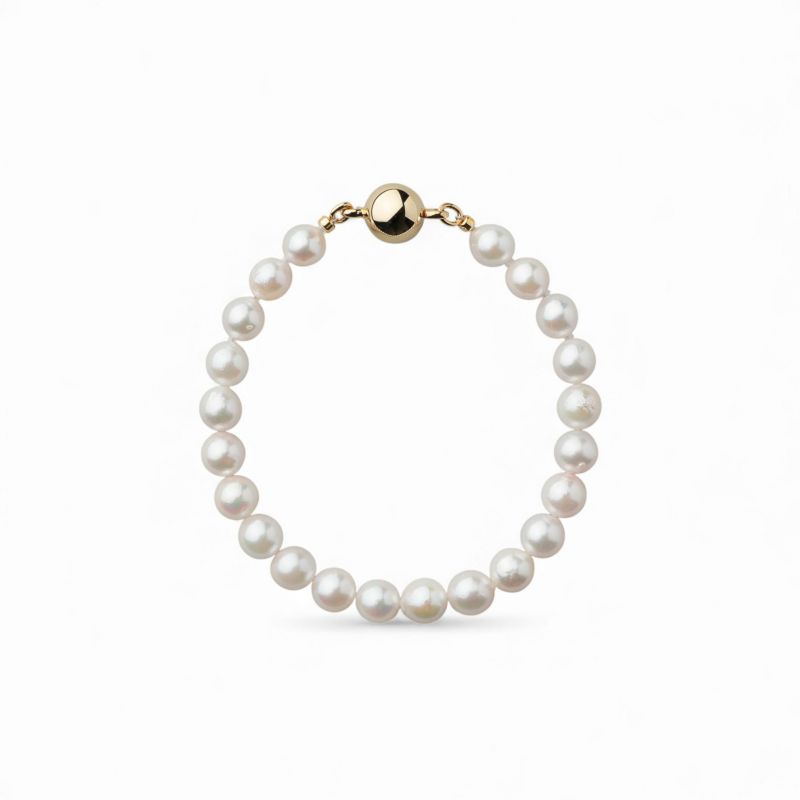 あこや真珠 ブレスレット 7.0-7.5mm　SV925