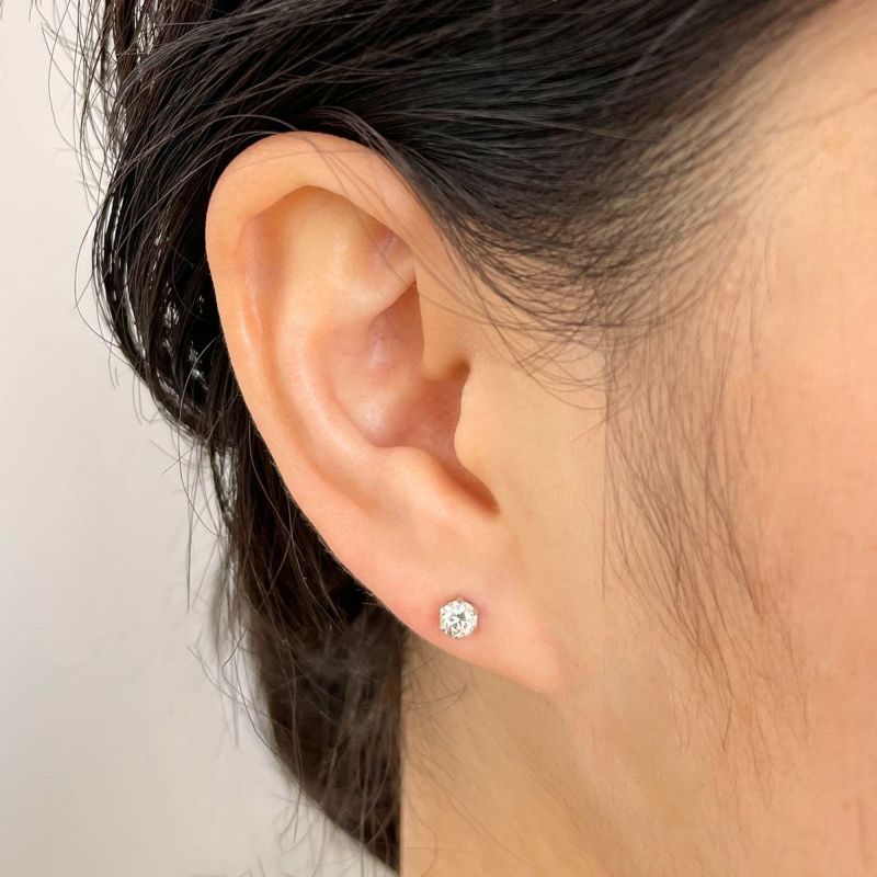 ダイヤモンド ピアス(片耳)0.25ct SIクラス PT900 | その他ピアス 