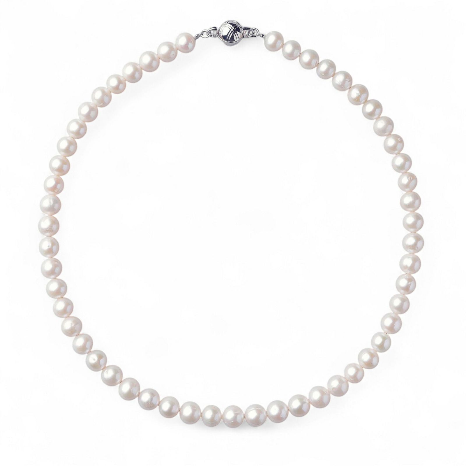 淡水真珠 ネックレス7.5-8.0mm　ホワイト