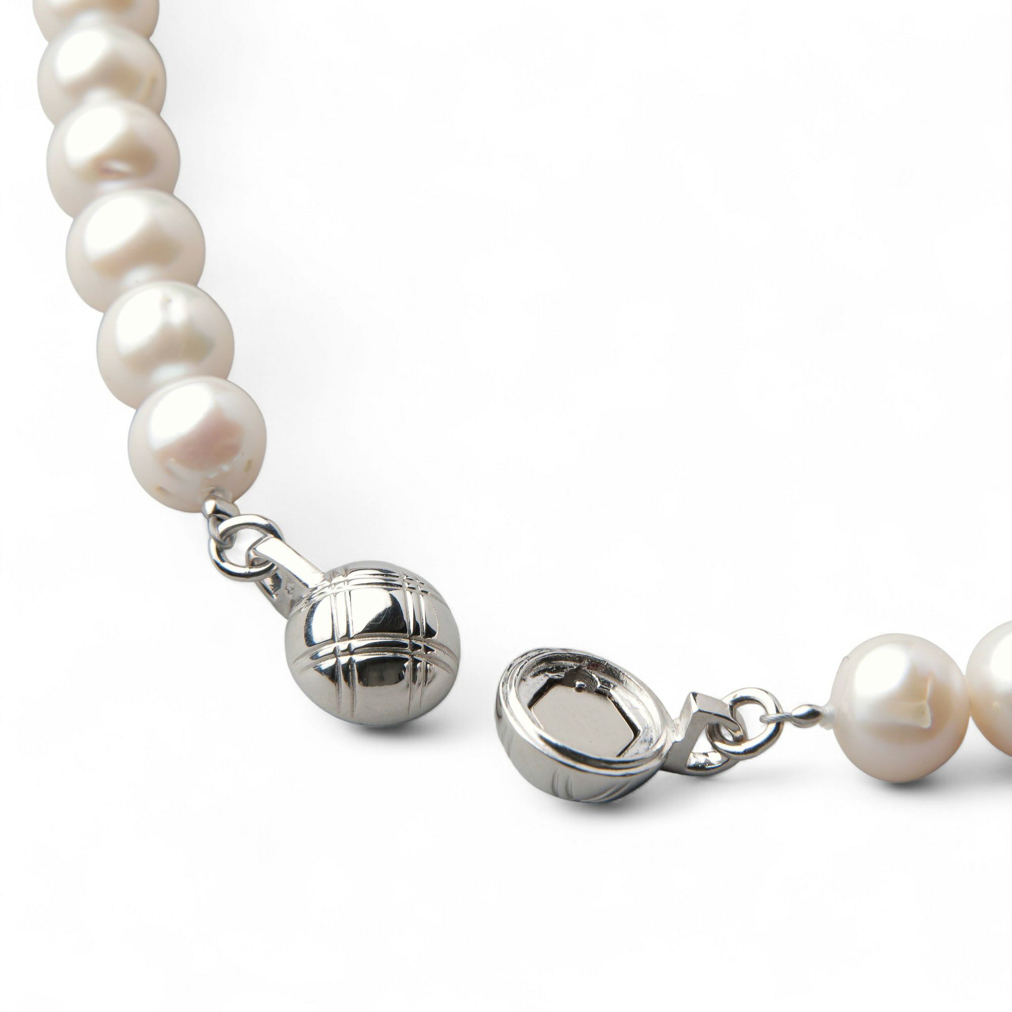 淡水真珠 ネックレス7.5-8.0mm　ホワイト