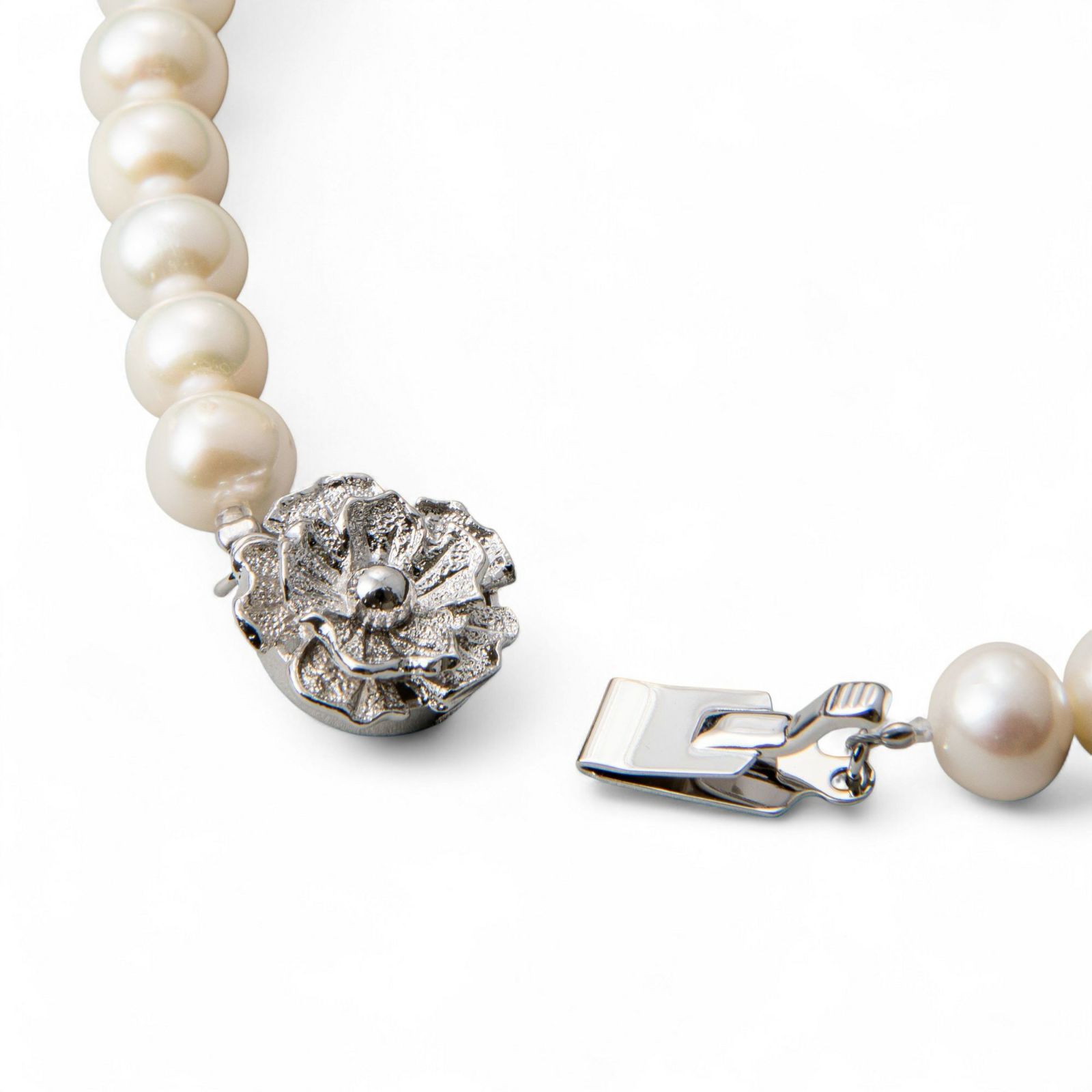 淡水真珠 ネックレス7.5-8.0mm　ホワイト