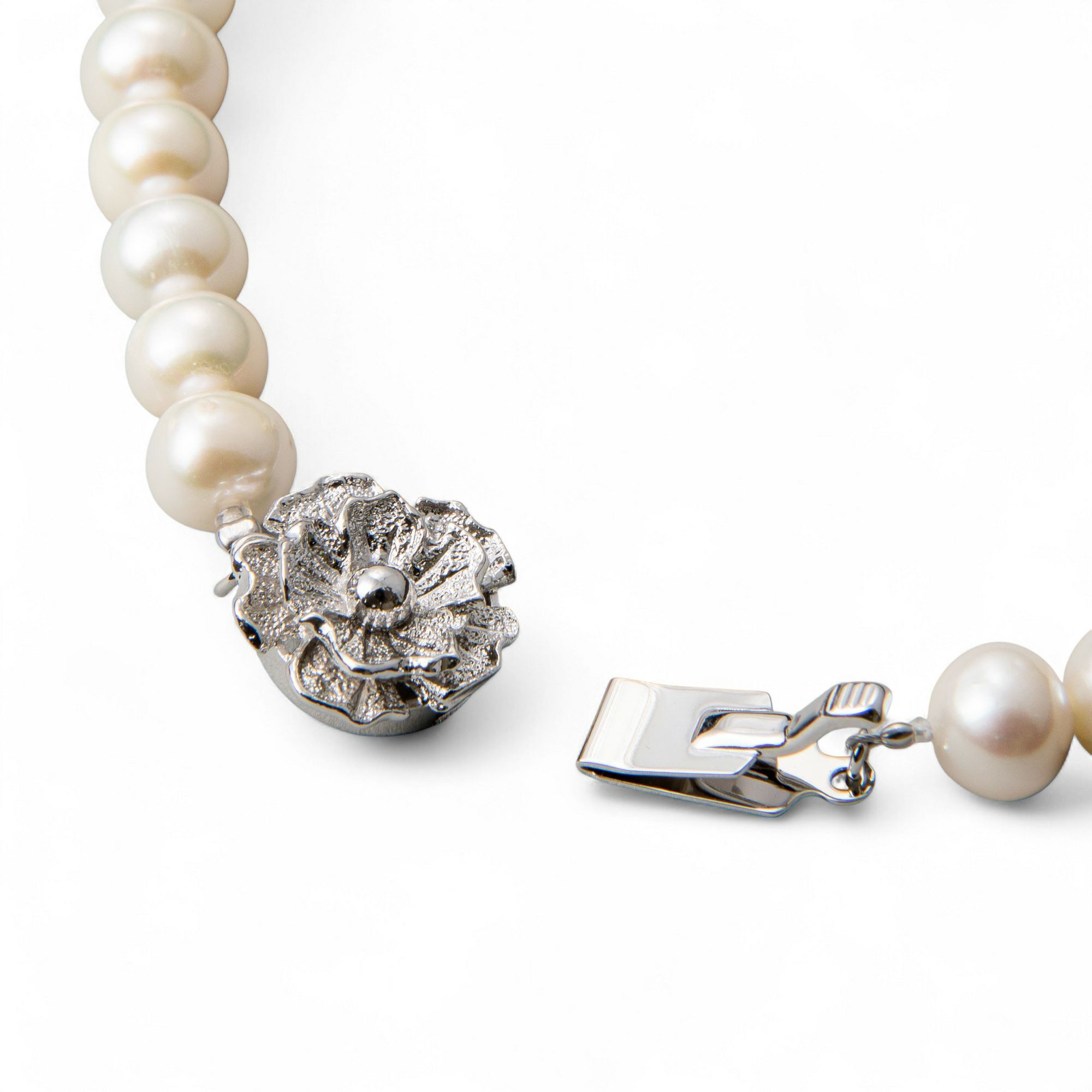 淡水真珠 ネックレス7.5-8.0mm　ホワイト