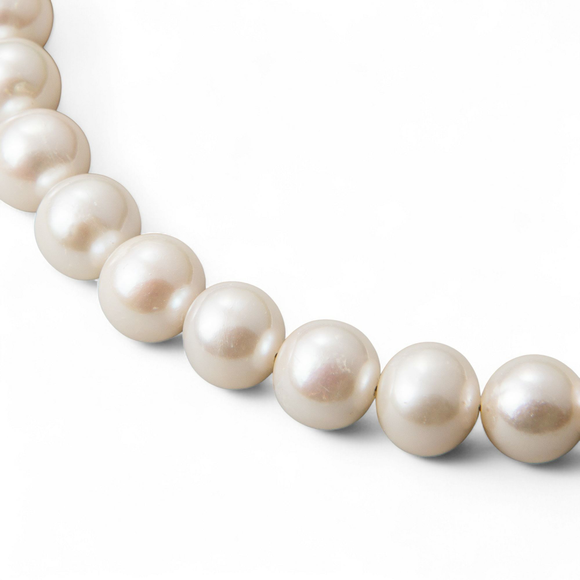 淡水真珠 ネックレス7.5-8.0mm　ホワイト