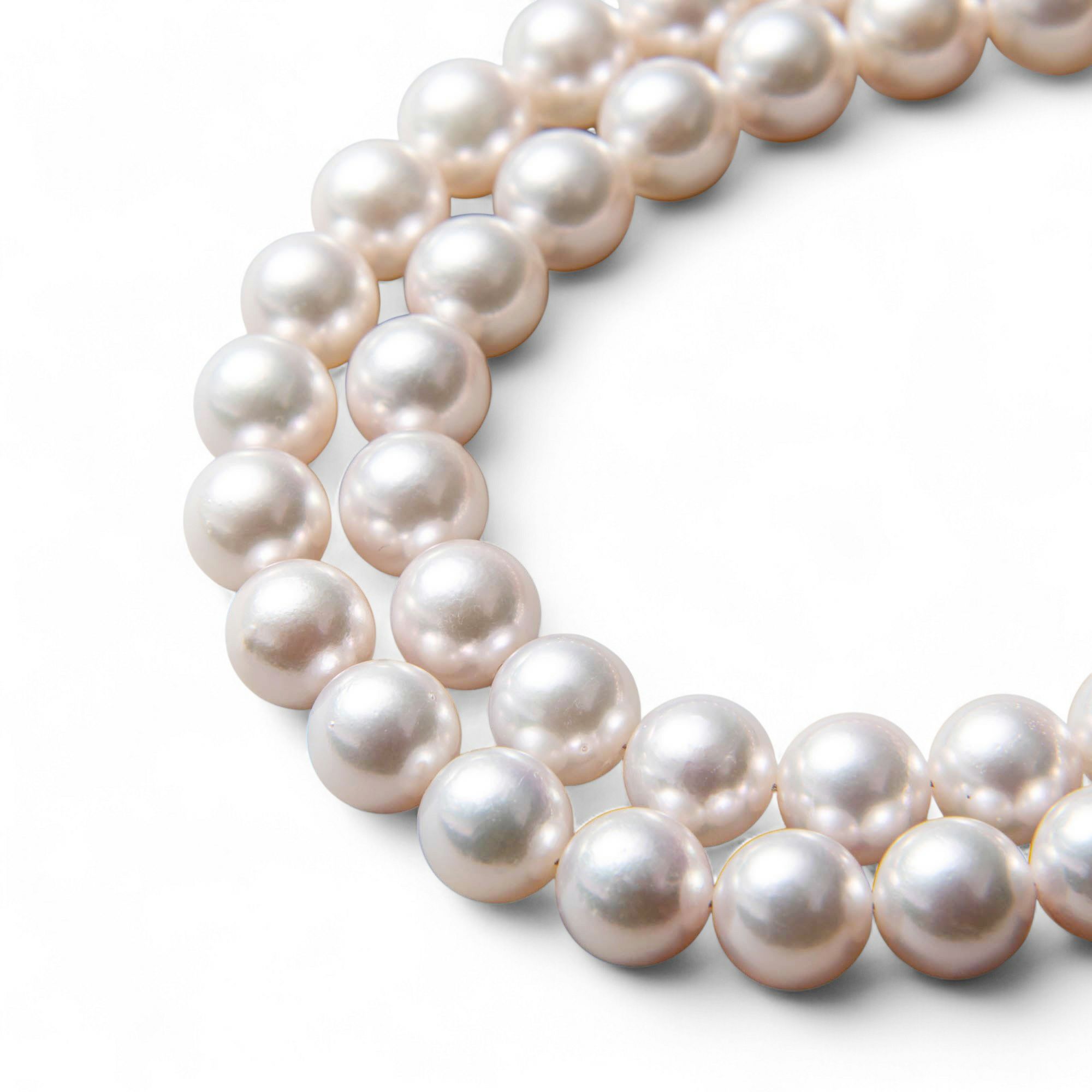 あこや真珠 ネックレス セット(ピアス/イヤリング付き) 7.0-7.5mm　B～CB～CB～C 《冠婚葬祭におすすめ》 本真珠 2点セット [n2][人気 ロングセラー]（パールネックレス 真珠ネックレス）（冠婚葬祭 フォーマル 入学式 卒業式 成人式）