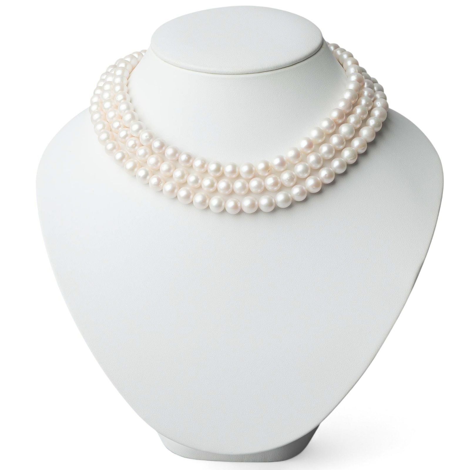 淡水真珠 ロングネックレス7-8mm 120cm