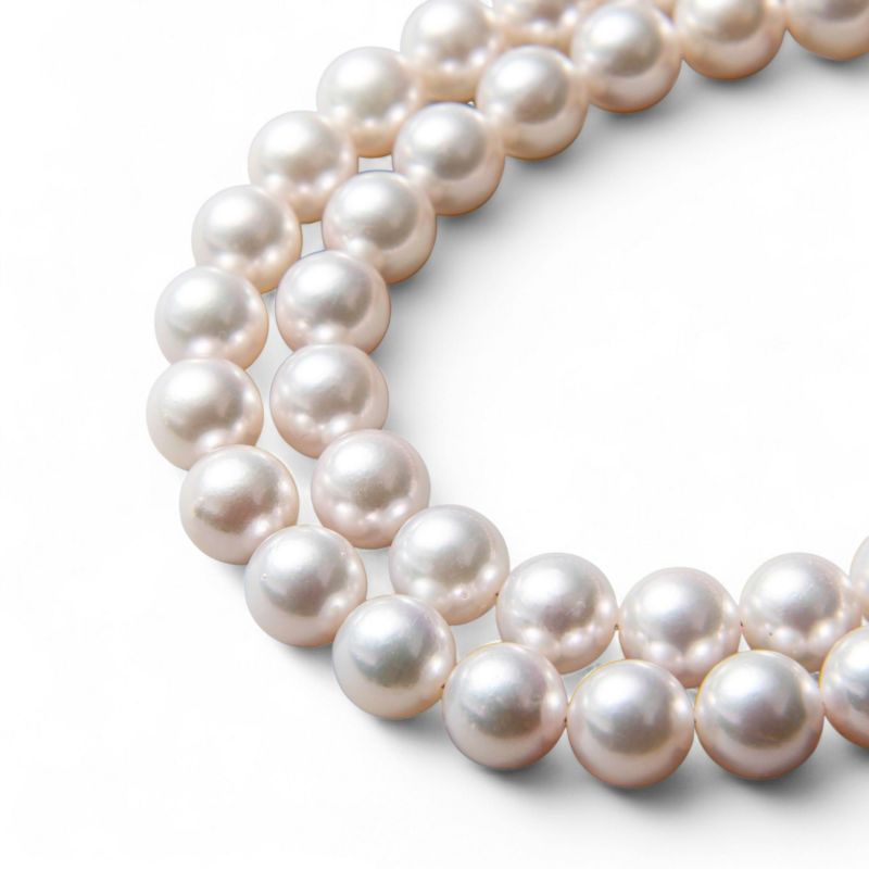 あこや真珠 ネックレス セット(ピアス/イヤリング付き) 8.5-9.0mm B～CB～CB～C 《冠婚葬祭におすすめ》 本真珠 2点セット[n2][人気 ロングセラー]（パールネックレス 真珠ネックレス）（冠婚葬祭 フォーマル 入学式 卒業式 成人式）