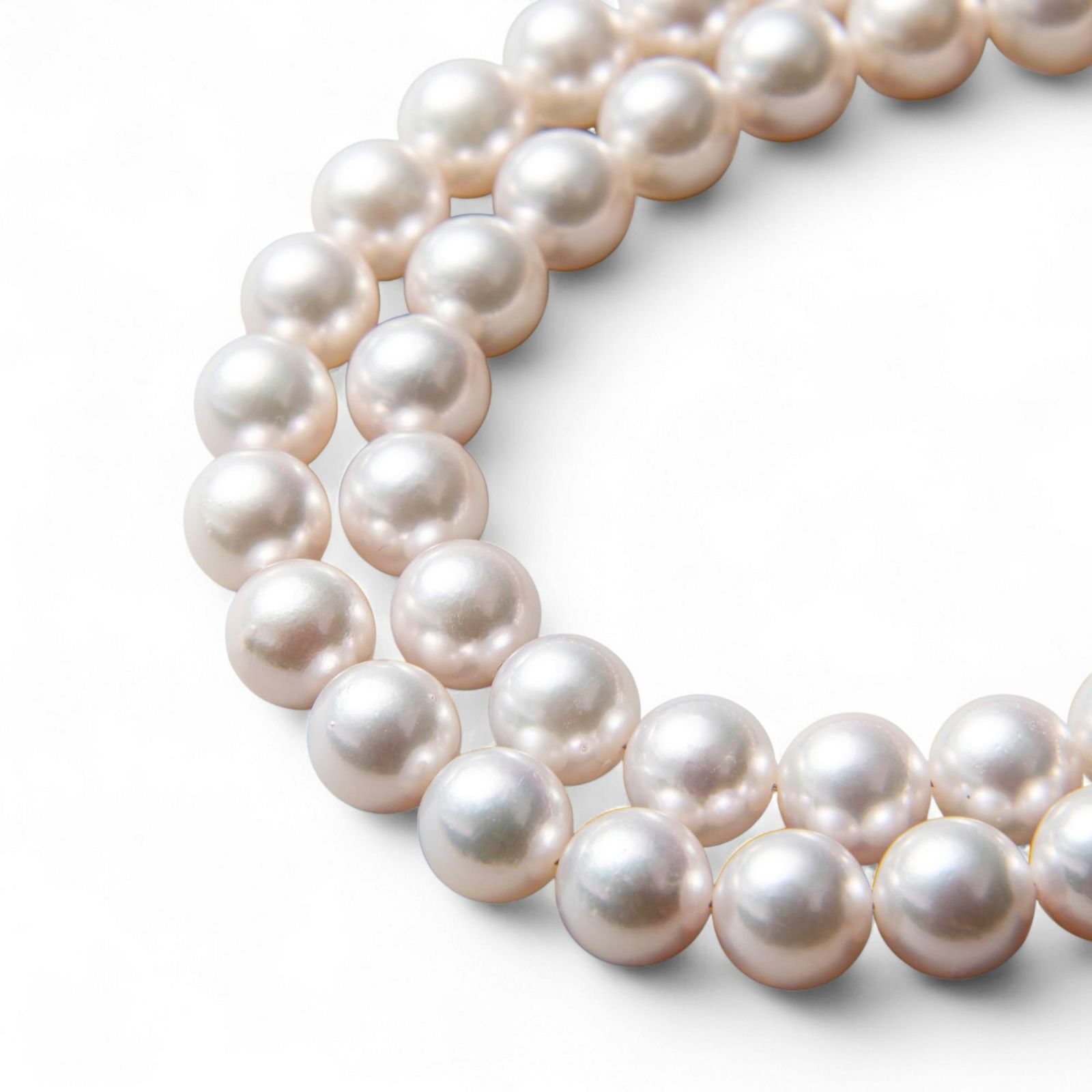 あこや真珠 ネックレス セット(ピアス/イヤリング付き) 7.5-8.0mm　B～CB～CB～C 《冠婚葬祭におすすめ》 本真珠 2点セット[n2][当店人気No.1 ロングセラー]（パールネックレス 真珠ネックレス）（冠婚葬祭 フォーマル 入学式 卒業式 成人式）