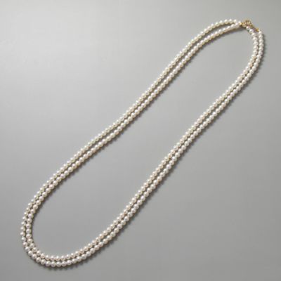 淡水真珠 ロングネックレス 5.5-6.5mm 120cm | 淡水真珠ネックレス