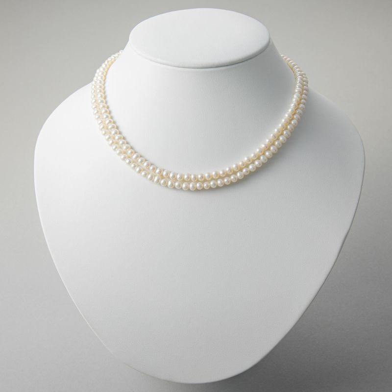 淡水真珠 ロングネックレス4.0-5.0mm 80cm | 淡水真珠ネックレス
