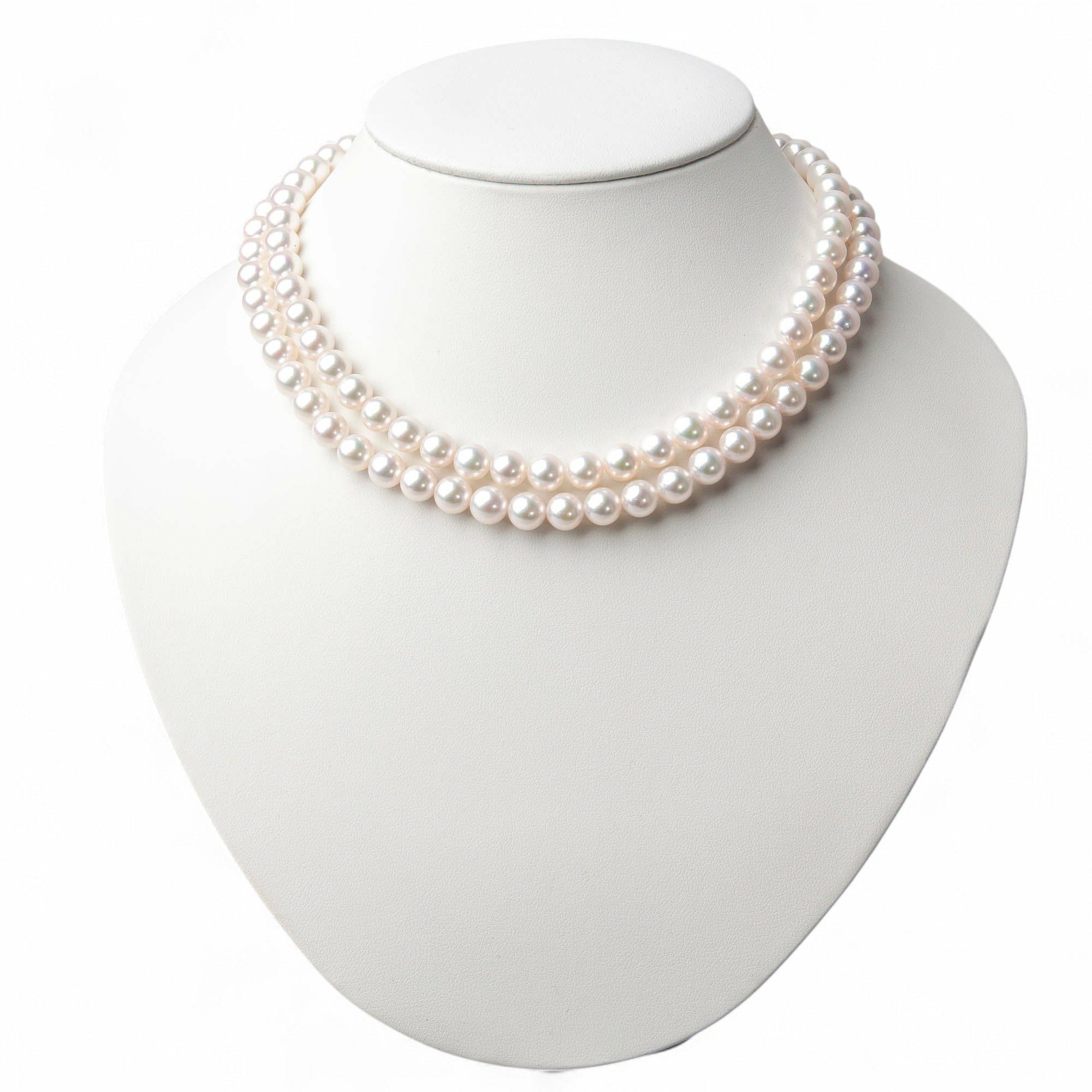 花珠真珠 ロングネックレス7.5-8.0mm -GOOD Quality- | GOOD Quality 