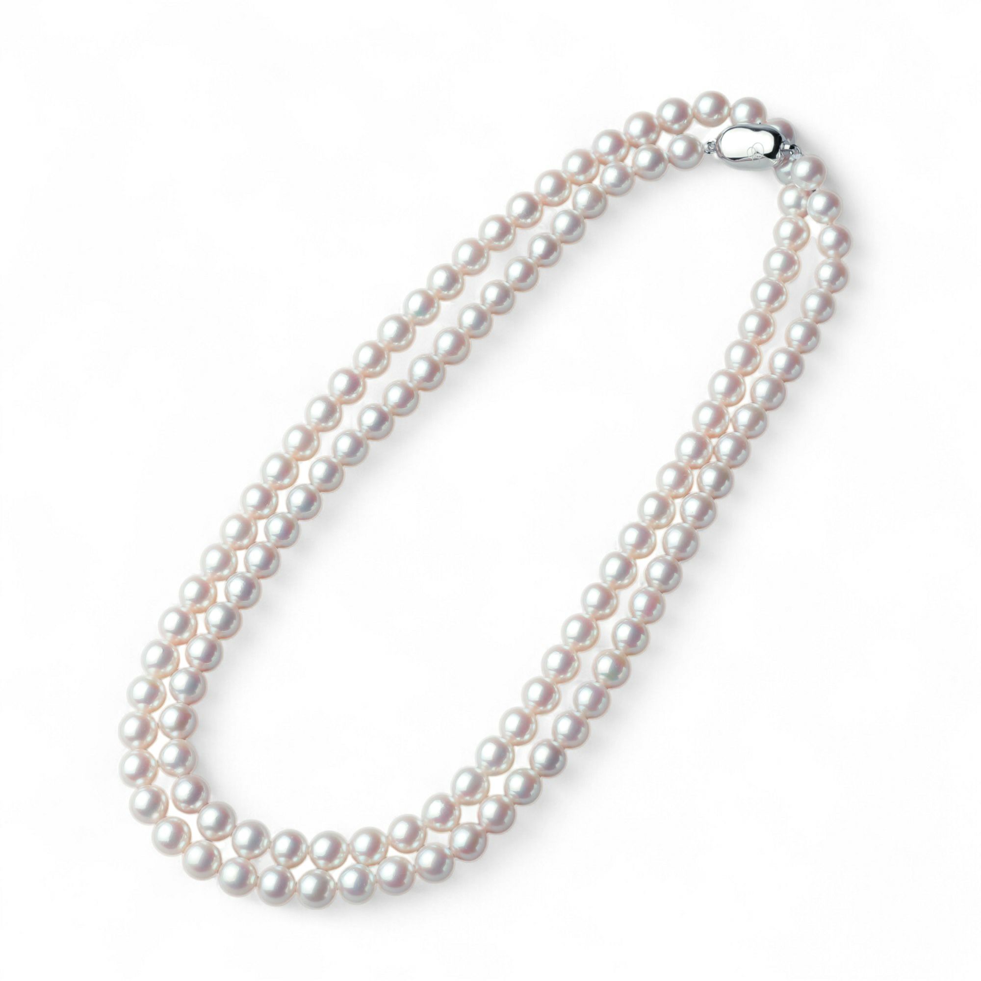 花珠真珠 ロングネックレス7.0-7.5mm -GOOD Quality-