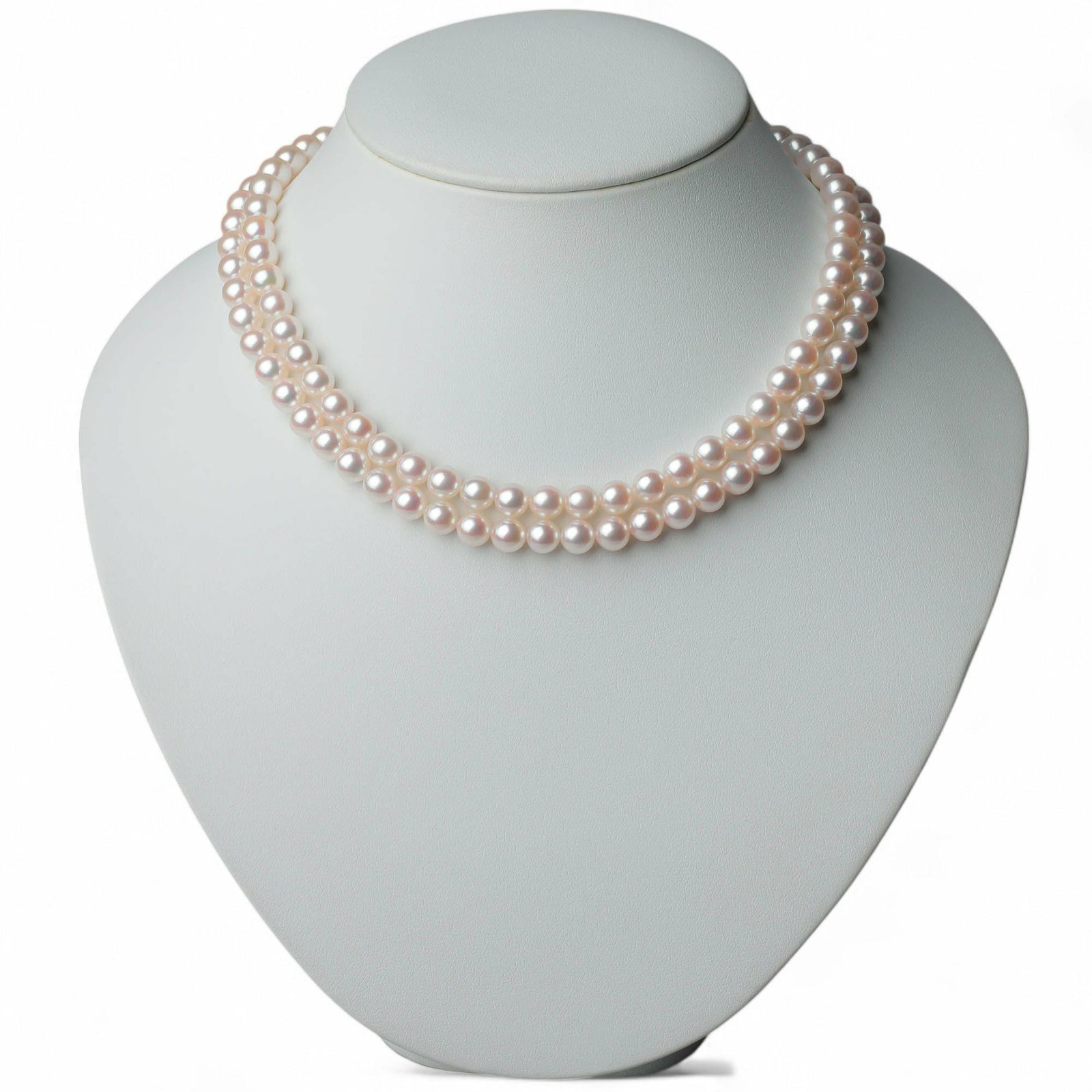 花珠真珠 ロングネックレス7.0-7.5mm -GOOD Quality-