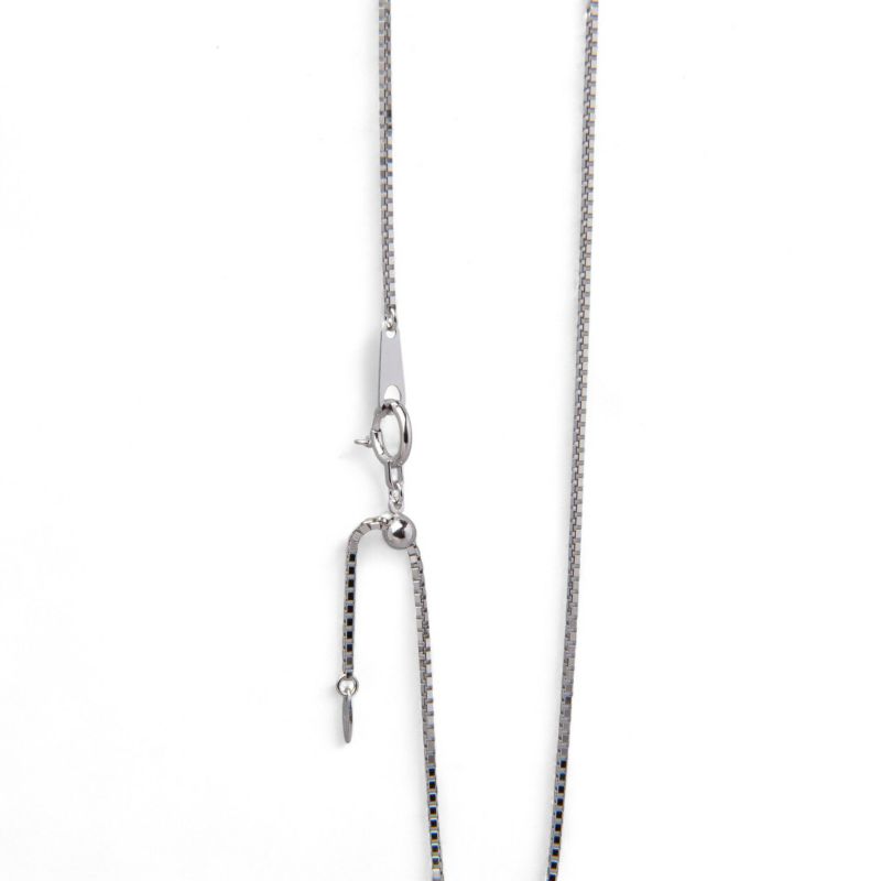 ベネチアン チェーン 45cmK18WG　1.0mm