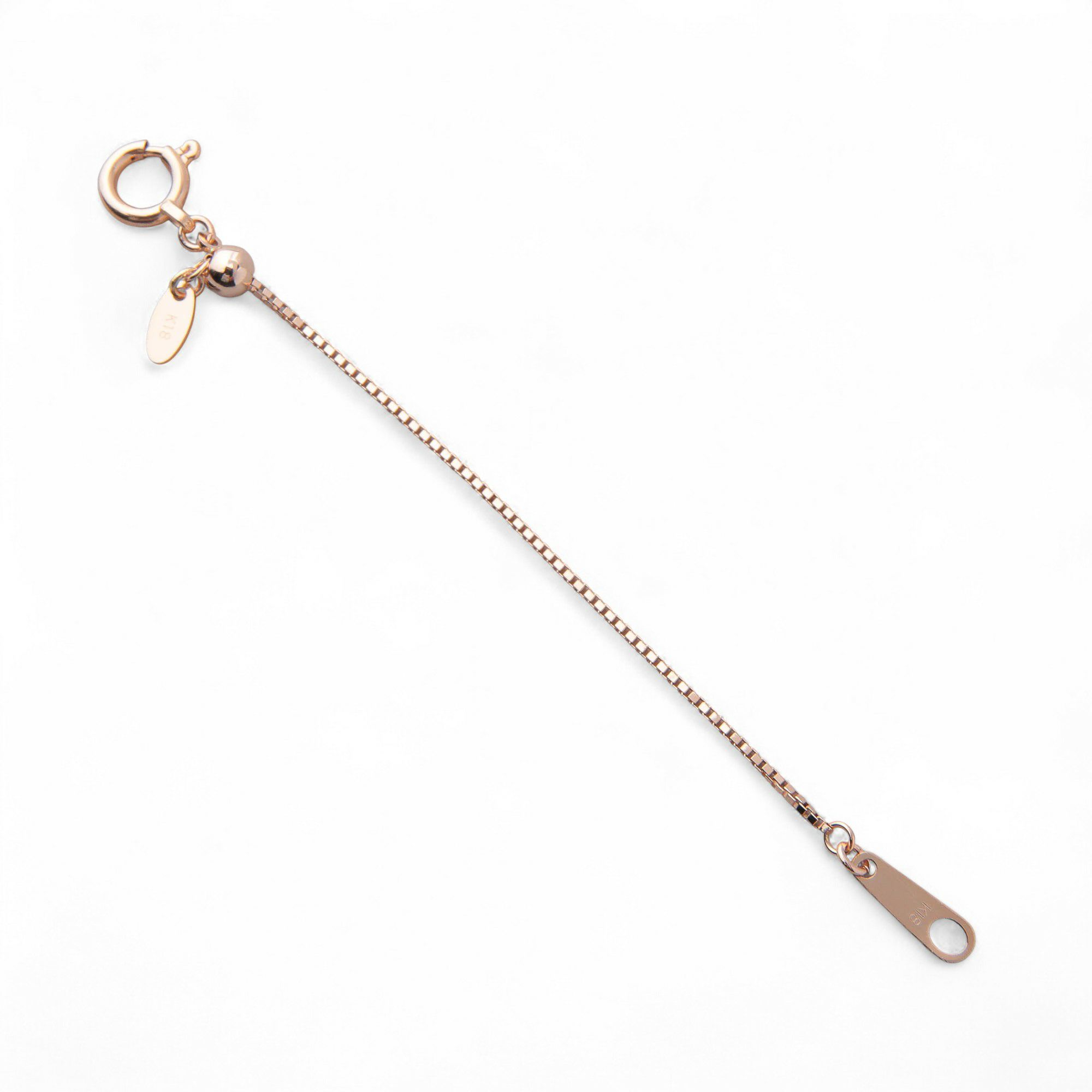 アジャスター チェーン最長6cm　K18WG/YG/PG
