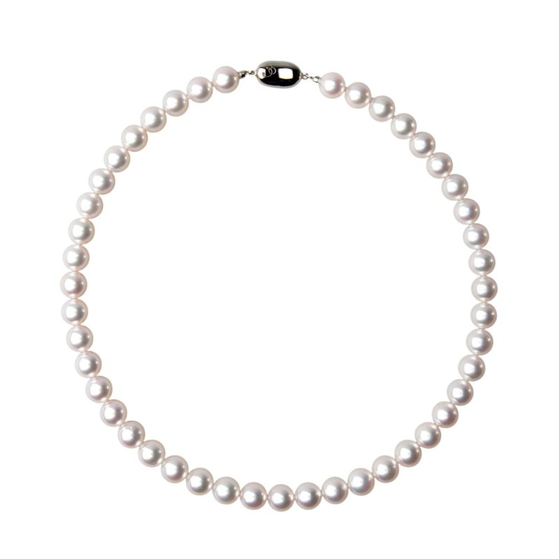 花珠真珠 ネックレス 2点セット 【希少な大珠】9.0-9.5mm ≪ハイクオリティ花珠≫ 高品質 AAA 花珠鑑別書付  パールネックレス パールピアス イヤリング [n5][80-3185]（真珠ネックレス アコヤ真珠 本真珠）（冠婚葬祭 フォーマル 入学式 卒業式 成人式 結納 厄除け）