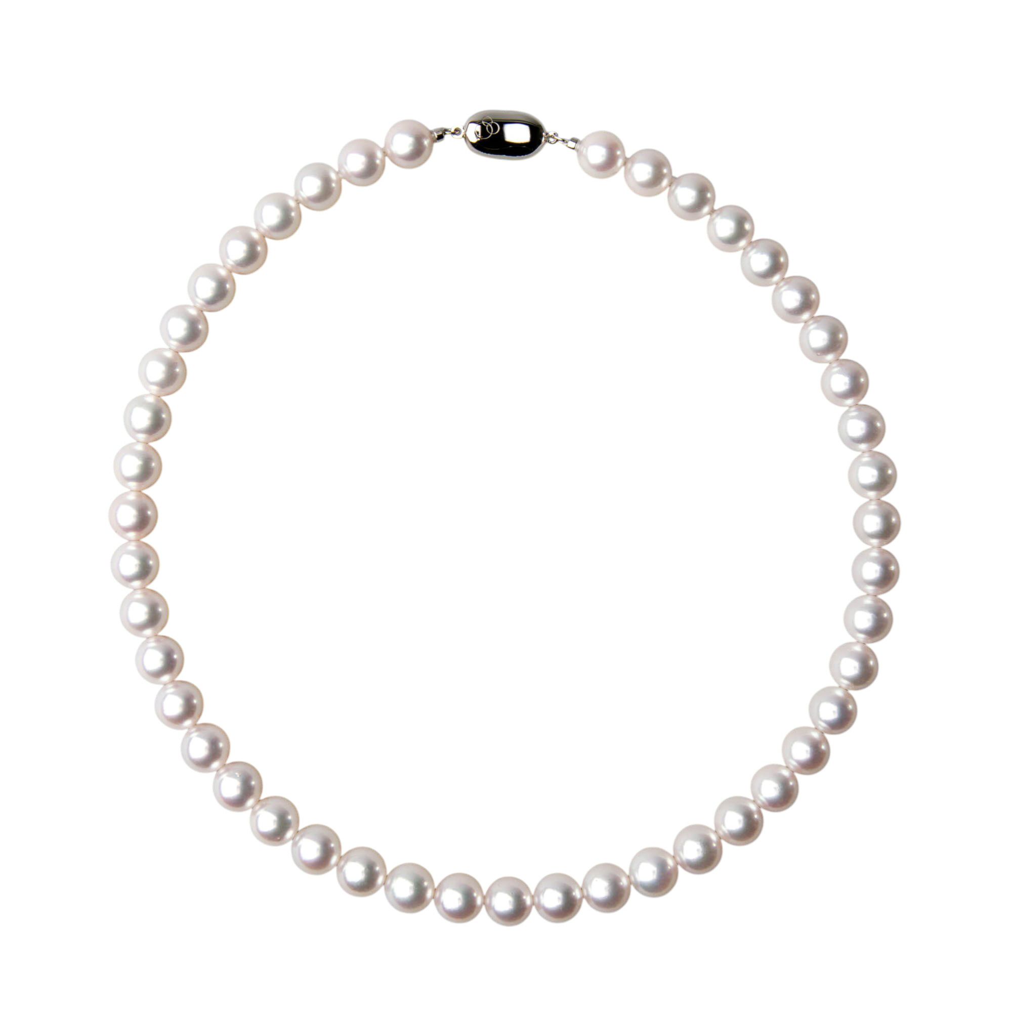 花珠真珠 ネックレス 2点セット 【希少な大珠】9.0-9.5mm ≪ハイクオリティ花珠≫ 高品質 AAA 花珠鑑別書付  パールネックレス パールピアス イヤリング [n5][80-3185]（真珠ネックレス アコヤ真珠 本真珠）（冠婚葬祭 フォーマル 入学式 卒業式 成人式 結納 厄除け）