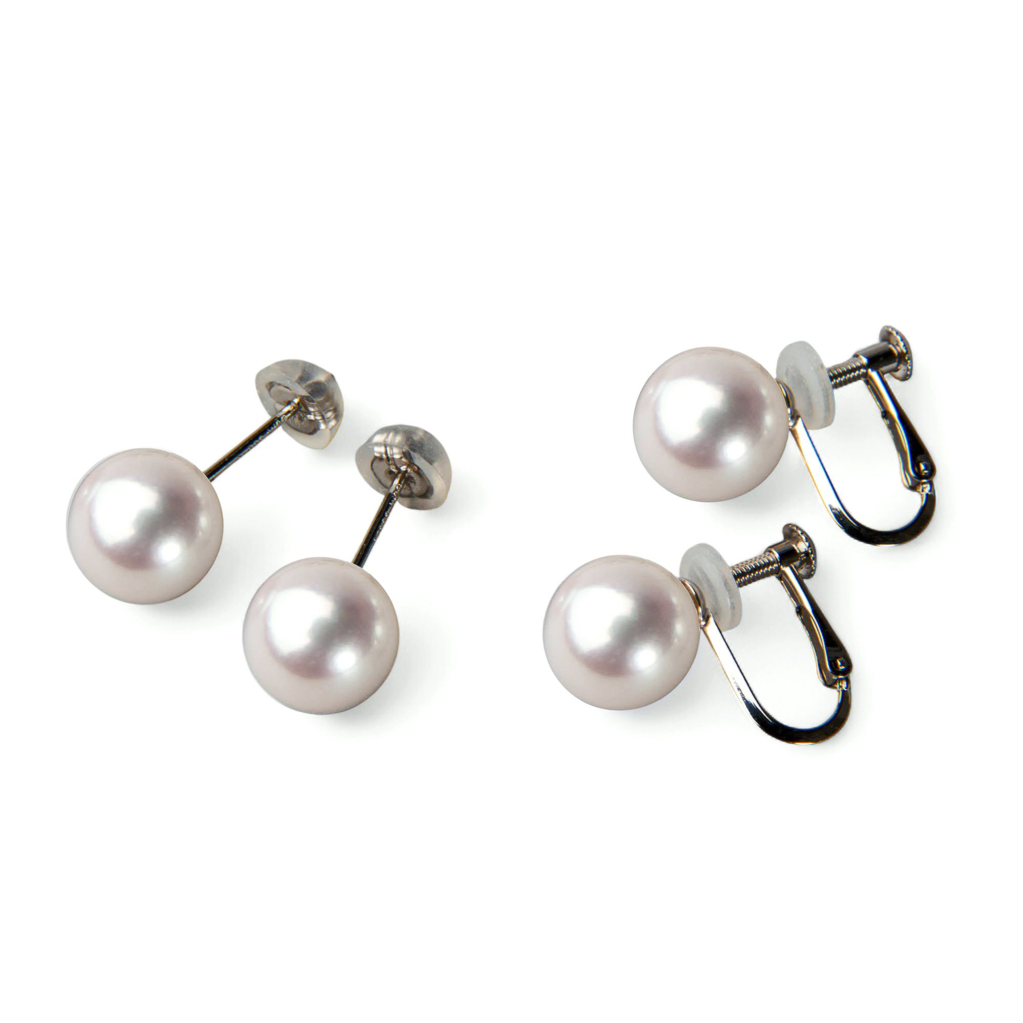 花珠真珠 ネックレス 2点セット 【希少な大珠】9.0-9.5mm ≪ハイクオリティ花珠≫ 高品質 AAA 花珠鑑別書付  パールネックレス パールピアス イヤリング [n5][80-3185]（真珠ネックレス アコヤ真珠 本真珠）（冠婚葬祭 フォーマル 入学式 卒業式 成人式 結納 厄除け）