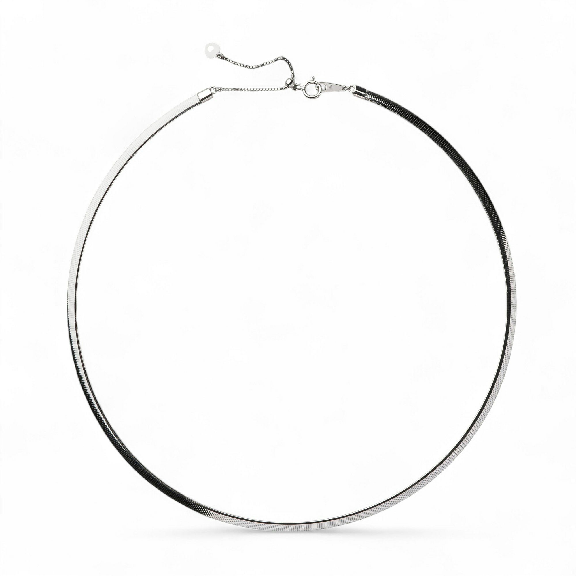 オメガネックレス 約3.0mmK18WG/YG(リバーシブル)