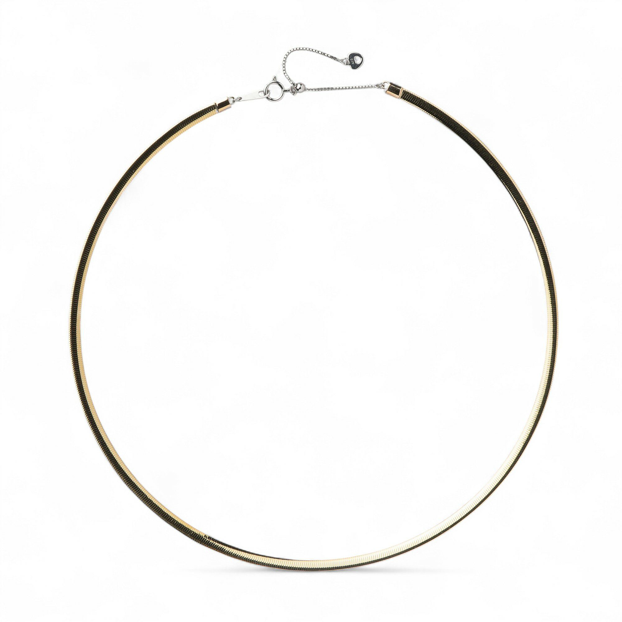 オメガネックレス 約3.0mmK18WG/YG(リバーシブル)