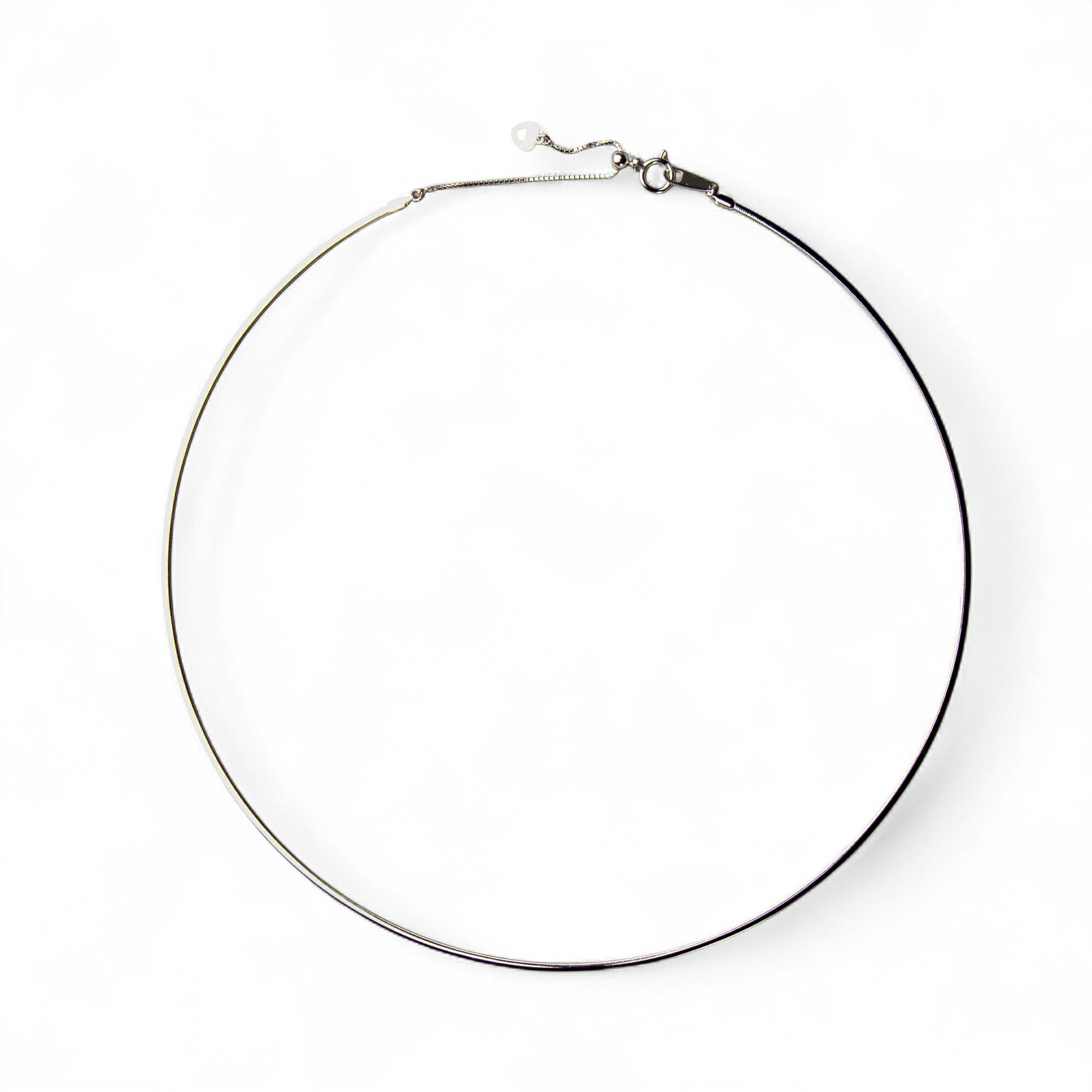 オメガネックレス 約1.5mmK18WG/YG(リバーシブル) | チェーン・金具 