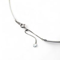 WEB限定】オメガネックレス 約1.5mmK18WG/YG(リバーシブル) | チェーン