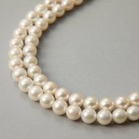 パールネックレス あこや真珠 ロングネックレス 7.5-8.0mm 100cm 本真珠 高品質
