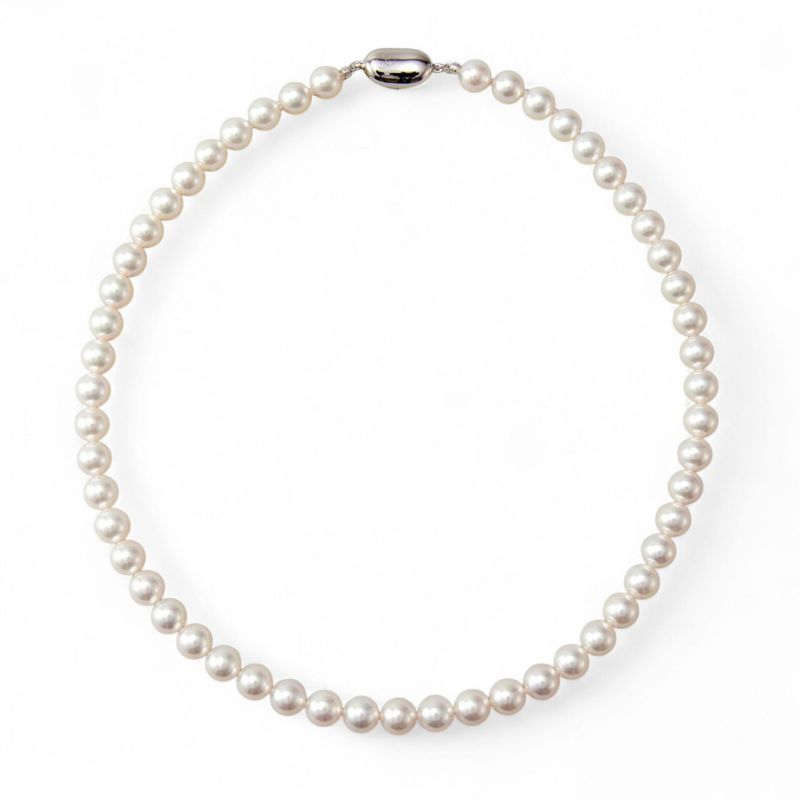 あこや真珠 ネックレス7.5-8.0mm -BASIC-