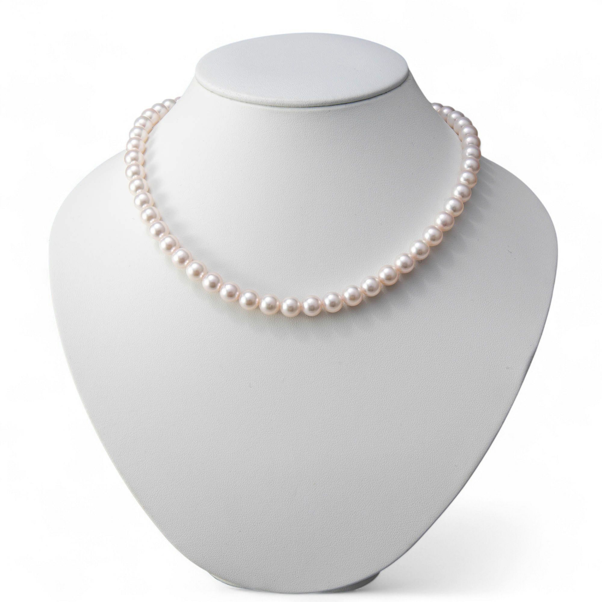 あこや真珠 ネックレス7.5-8.0mm -BASIC-