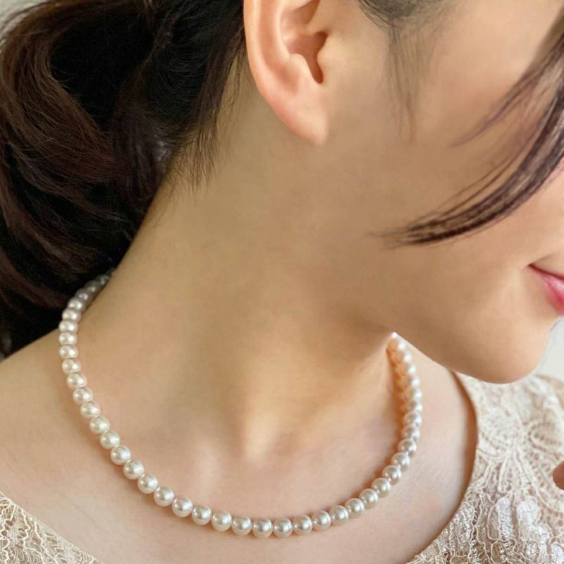 あこや真珠 ネックレス7.0-7.5mm -Superior-