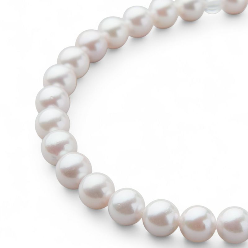 あこや真珠 念珠8.0-8.5mm　正絹房