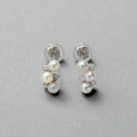 Petit Claire あこや真珠 ピアス3.0-3.5mm K14WG | あこや真珠ピアス・イヤリング