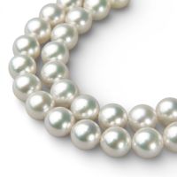 オーロラ花珠真珠 無調色 ネックレス 8.5-9.0mm ホワイト系(ナチュラル) ≪グッドクオリティ花珠≫ AAA 花珠鑑別書付 パールネックレス [n4]（卸直販 還元価格）（真珠ネックレス アコヤ真珠 高品質 本真珠）